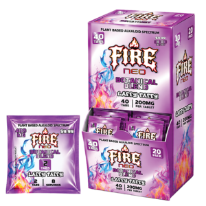 Fire Neo Laffy Taffy Botanical Blend Pouch, 2 Count, 40 Count Dispenser