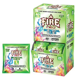 Fire Neo Watermelon Botanical Blend Pouch, 2 Count, 40 Count Dispenser (Copy)
