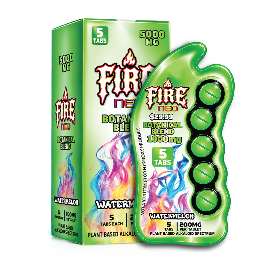 Fire Neo Watermelon Botanical Blend Tablets, 5 Count