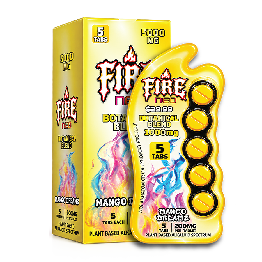 Fire Neo Mango Dreamz Botanical Blend Tablets, 5 Count