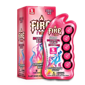 Fire Neo Strawberry Burst Botanical Blend Tablets, 5 Count